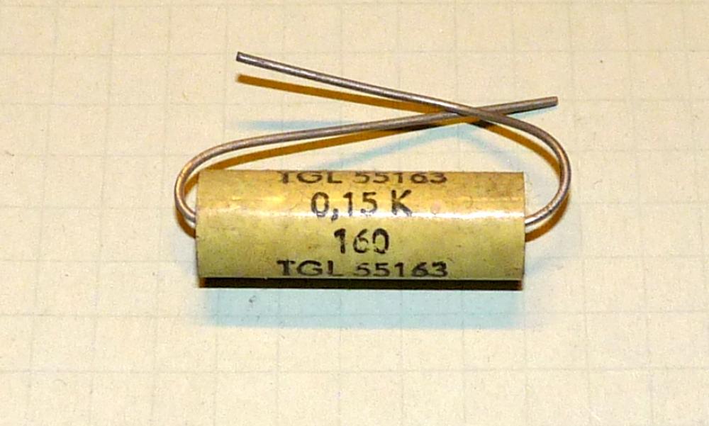 Kondensator 150nF, 630V, 10%, axial MKT