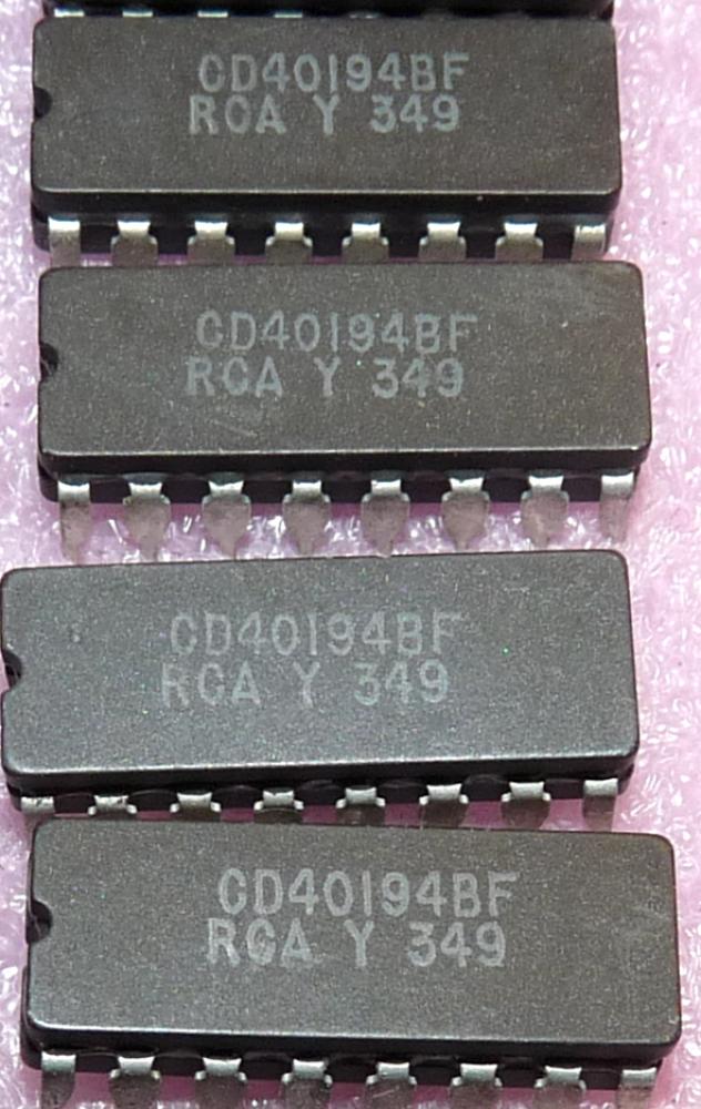 CD 40194, Schieberegister 4-Bit parallel   (M)