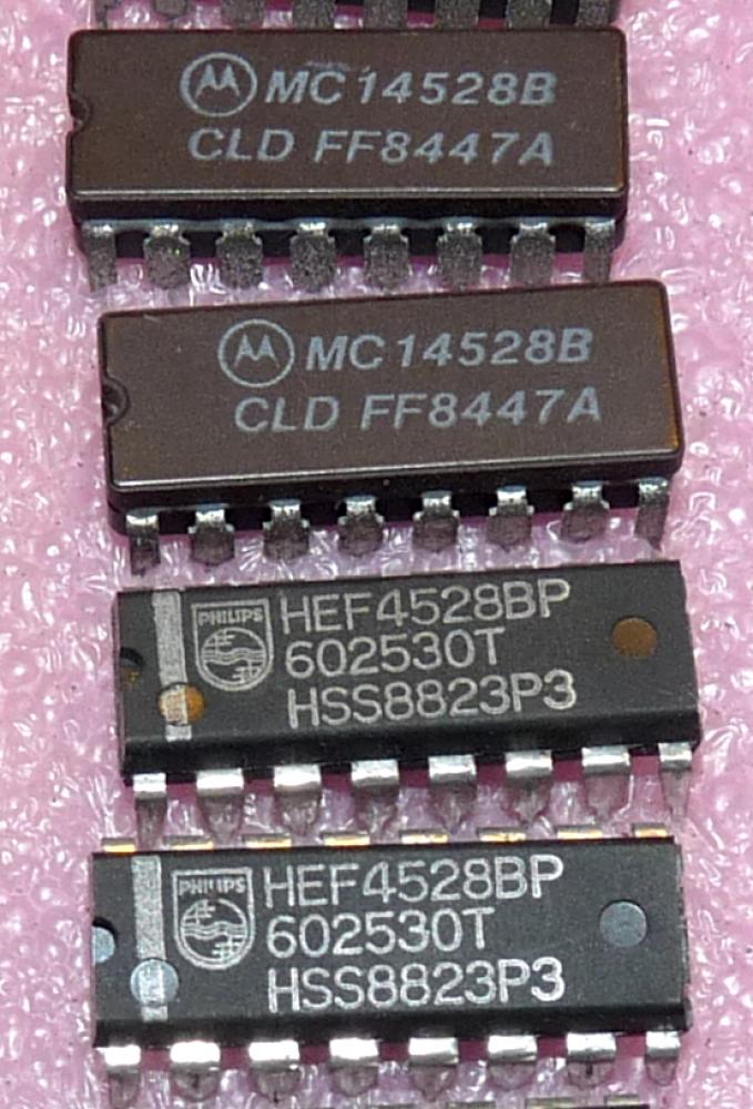 HEF 4528 / MC 14528, 2x Monostab.-Multivibratoren   (M)