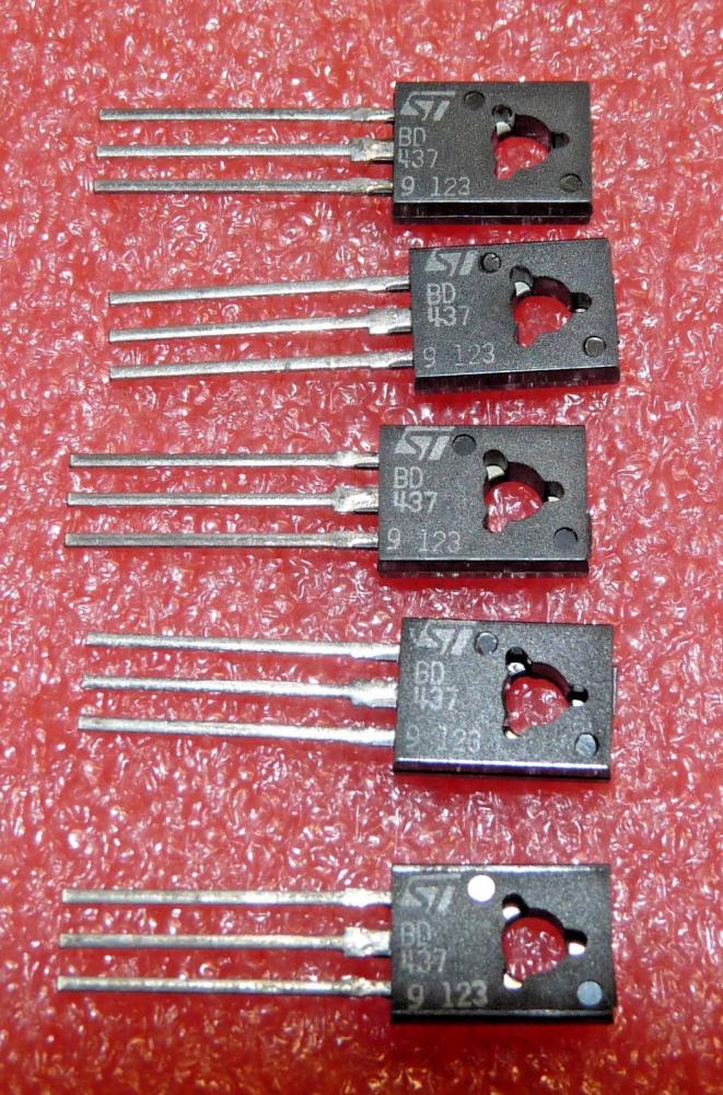 BD 437, NPN, 45V, 6A, 36W, TO-126