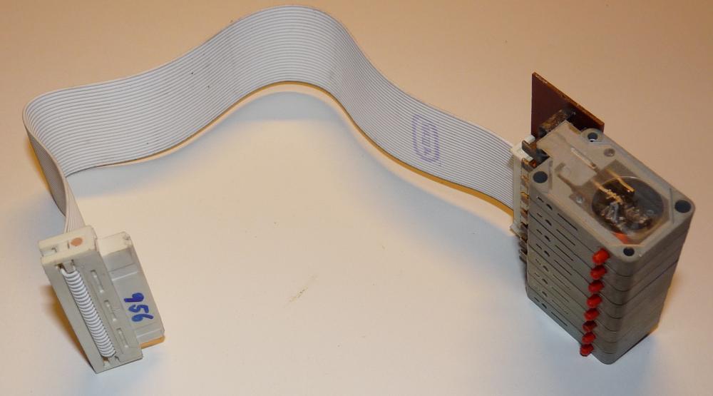 Eingabeplatine mit 8 Mikrotastern und Kabel