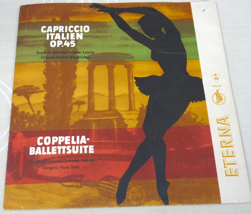 Capriccio Italien u. Coppelia-Ballettsuite, DDR, 1961, Eterna, 820067