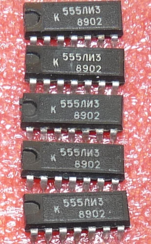 K 555 ЛИ 3 (K 555 LN 3; 74 LS 11) 3x 3-NAND (M)