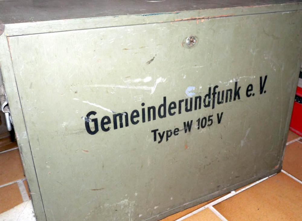 Lorenz W 105 V, NS-Propaganda, Gemeinderundfunk e.V., 
