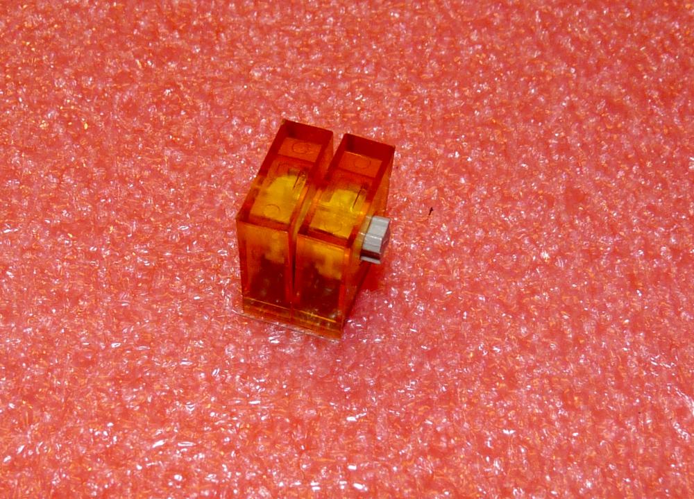 Minidrehschalter MDS, 2x 2 Wechsler, rot oder gelb