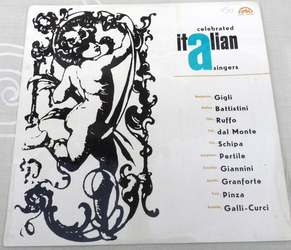 Supraphon, 10805, Celebrated italian operatic Singers, CSSR, 1967